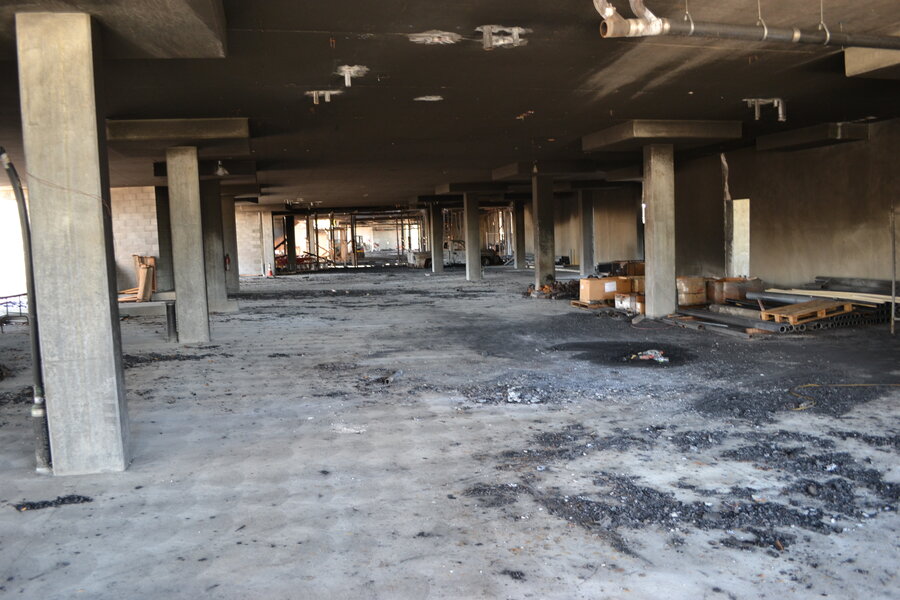 Red Star Oakland podium level under construction